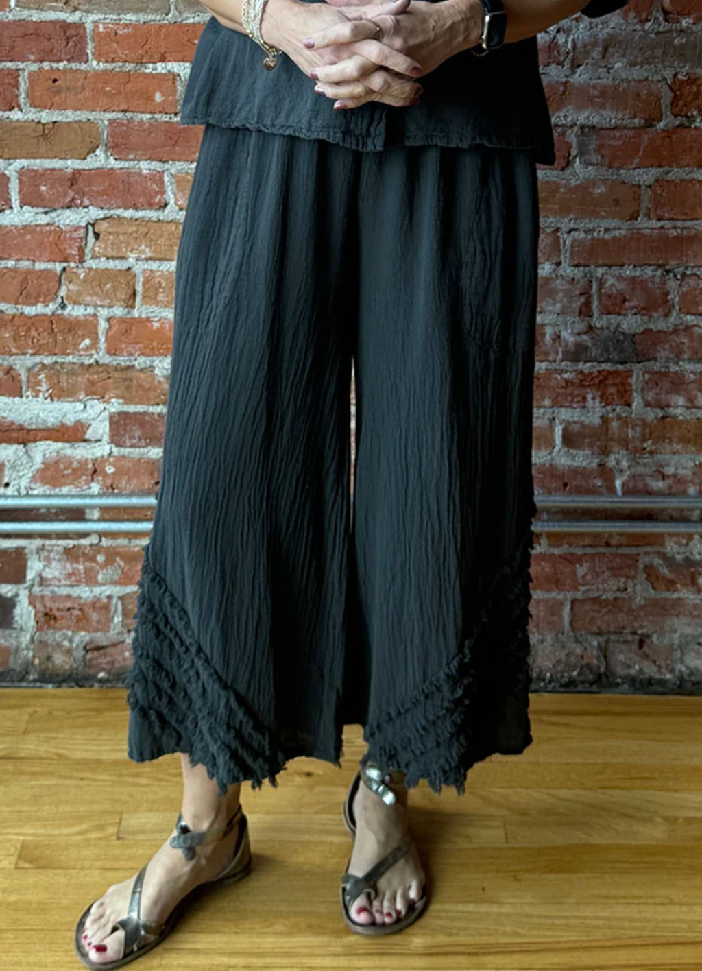 Oh My Gauze Bengal Wide Pant – Details Direct