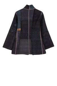 Mieko Mintz Silk Patch Kantha Short Jacket