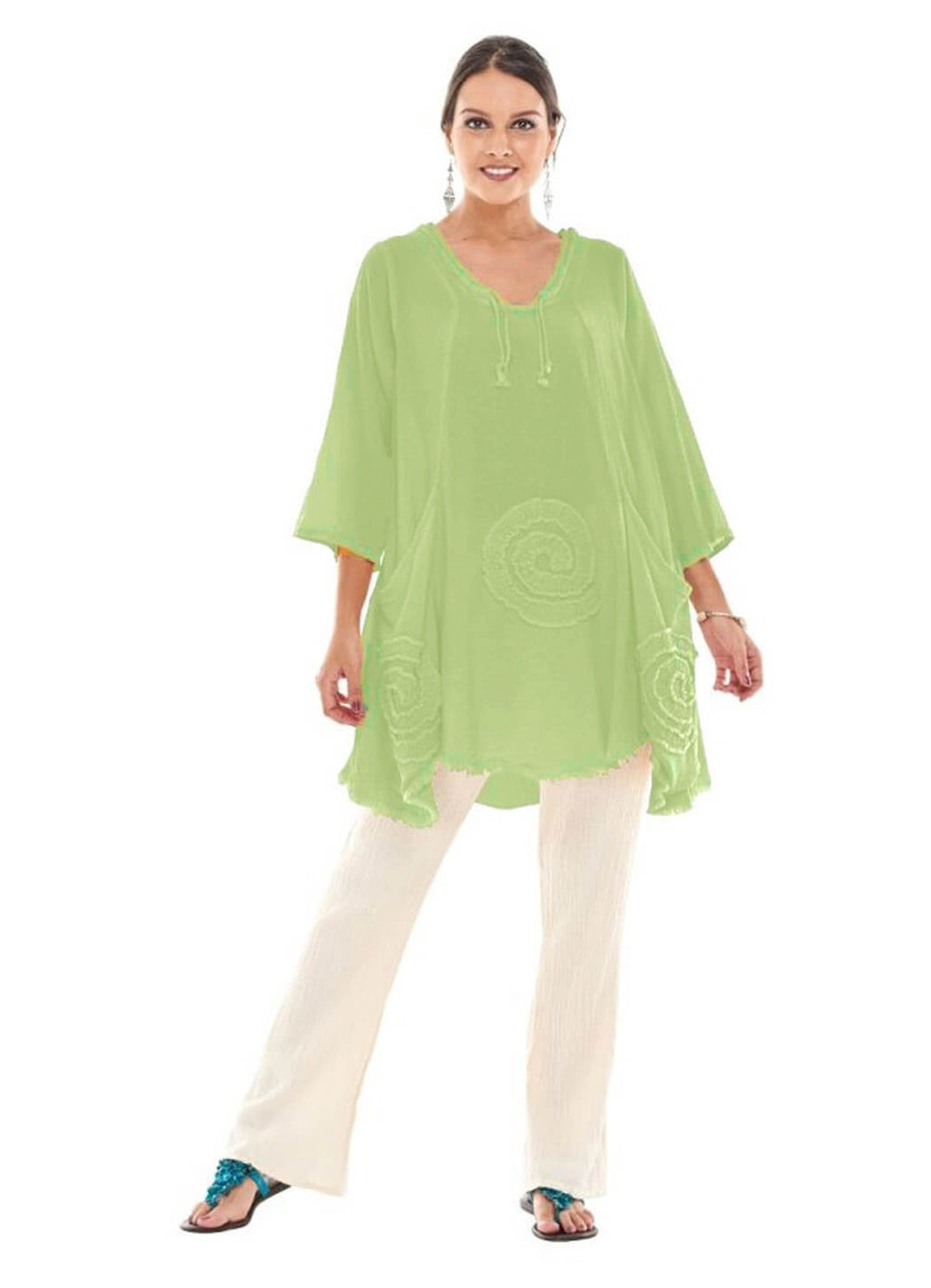 Oh My Gauze Circle Top