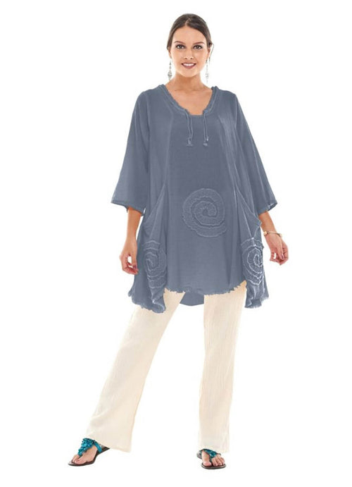 Oh My Gauze Circle Top