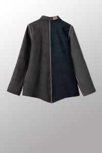 Mieko Mintz Silk Patch Kantha Simple Jacket