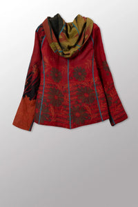 Mieko Mintz Overdye Kantha Hoodie Jacket