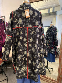 Mieko Mintz Patch Kantha A-Line Duster