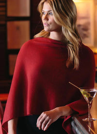 Alashan Cashmere Poncho