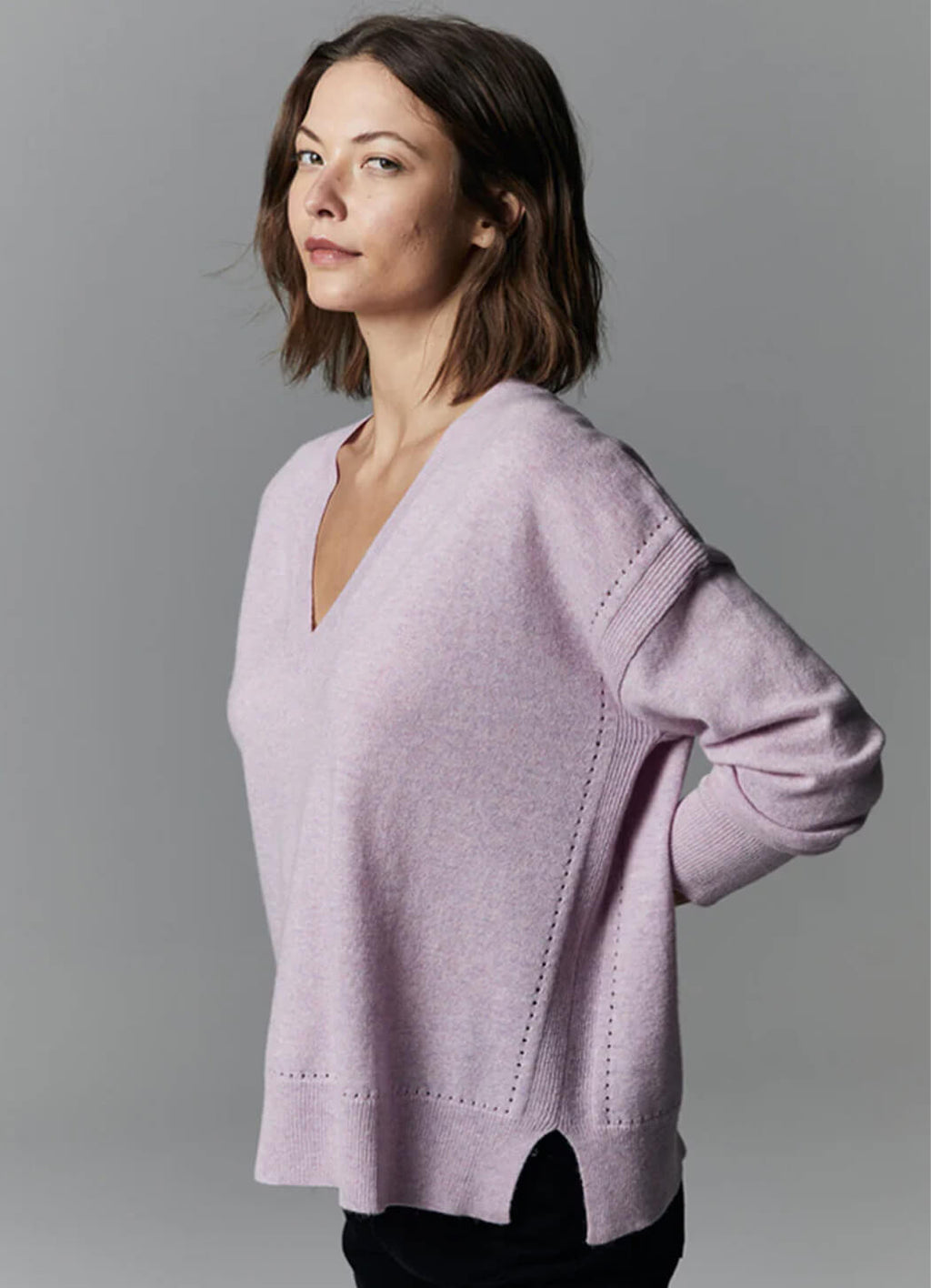 Autumn Cashmere Relaxed V Pullover