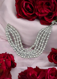 A Rare Bird "Is It Real?" 5 Strand Gray Pearls