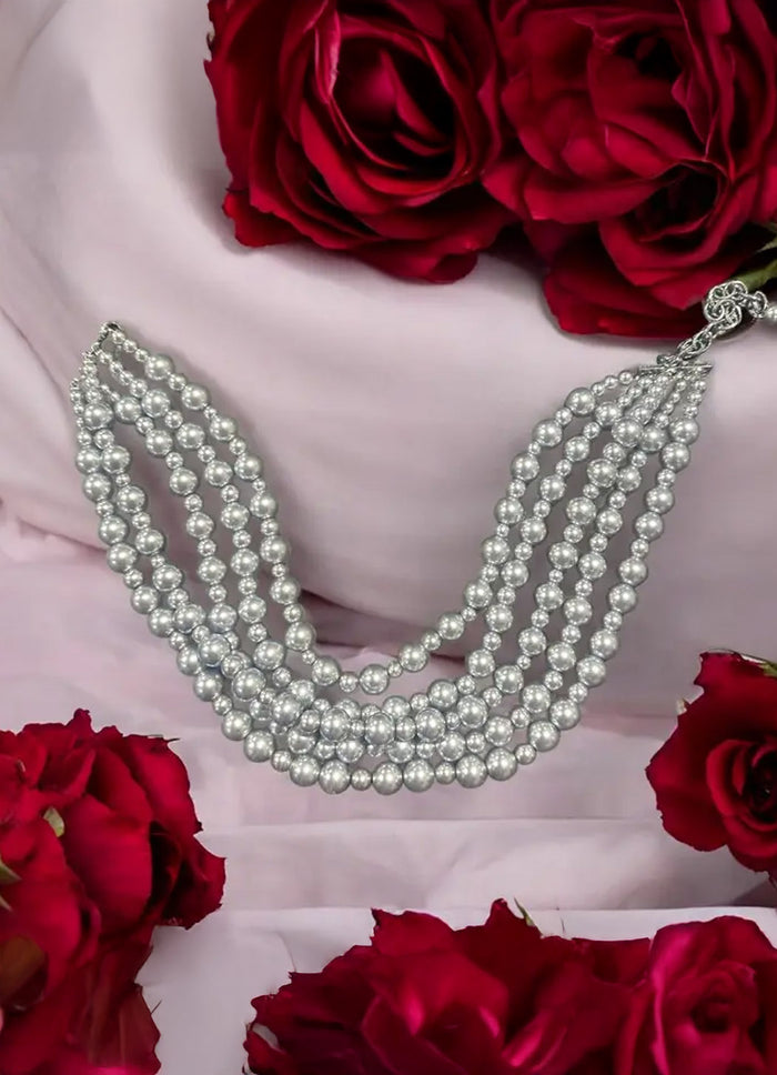 A Rare Bird "Is It Real?" 5 Strand Gray Pearls