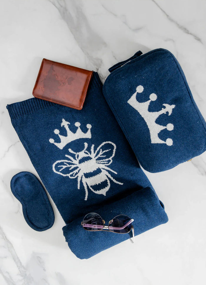 Pink Lemonade Queen Bee Organic Cotton Travel Set