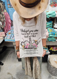 A Rare Bird Perhaps You Were Born For a Time Such as This Tattered Tee