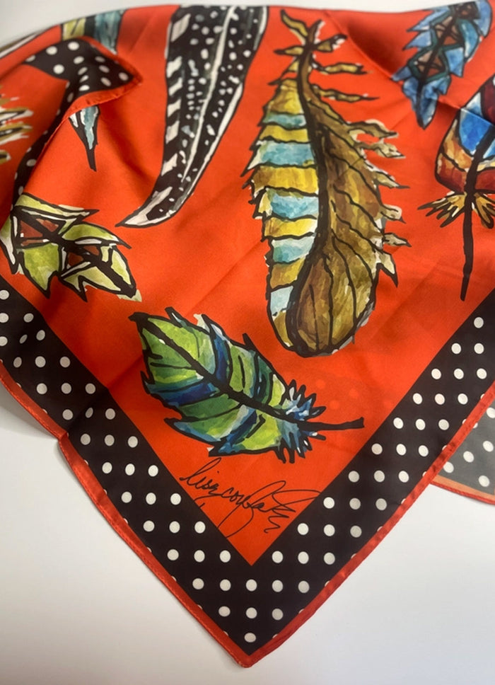 A Rare Bird Tangerine Wild Feather Wild Rag