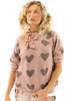 Magnolia Pearl Rory Heart Sweatshirt