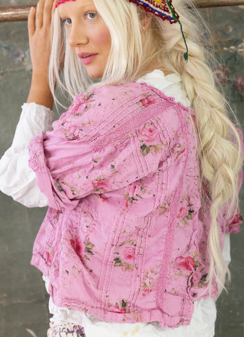 Magnolia Pearl Floral Stefanee Cropped Top