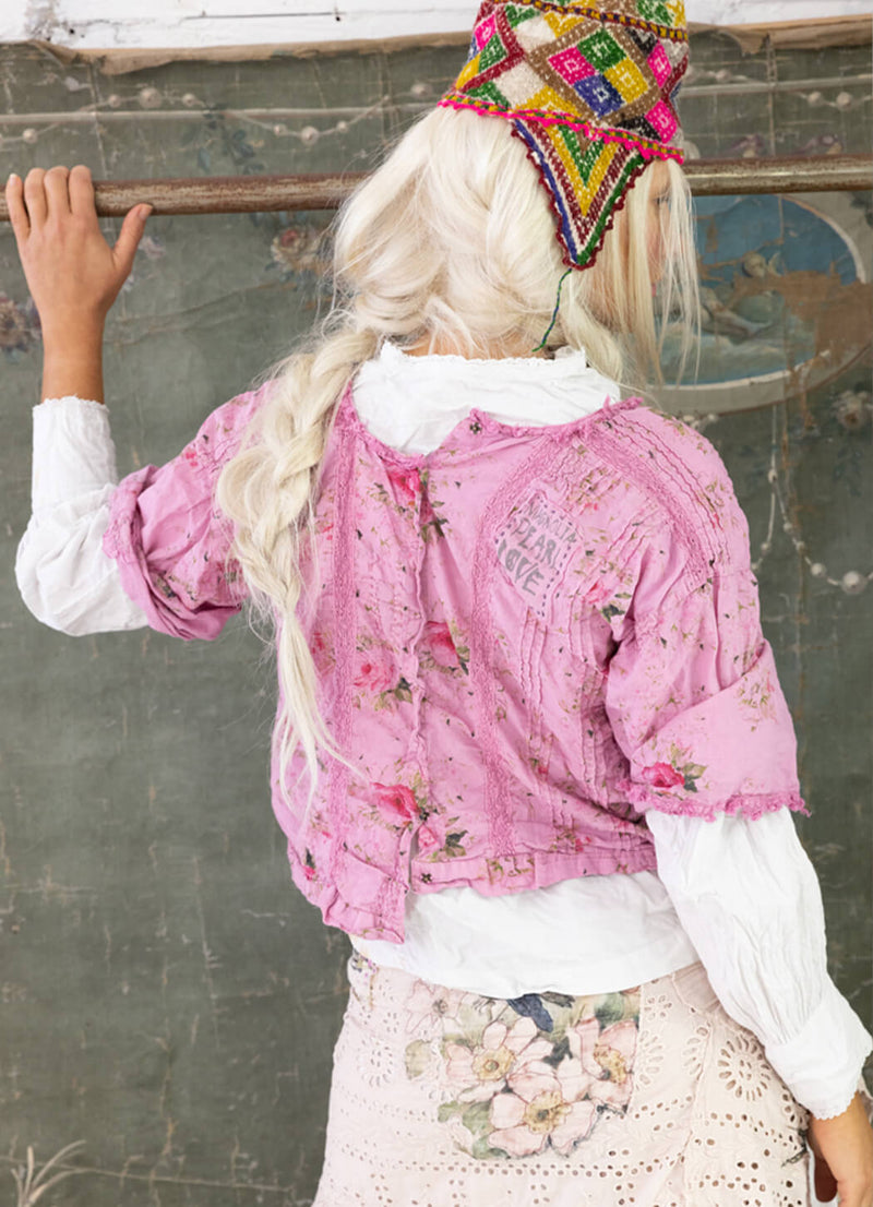 Magnolia Pearl Floral Stefanee Cropped Top