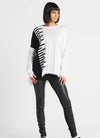Planet Long Keyboard Crewneck Sweater