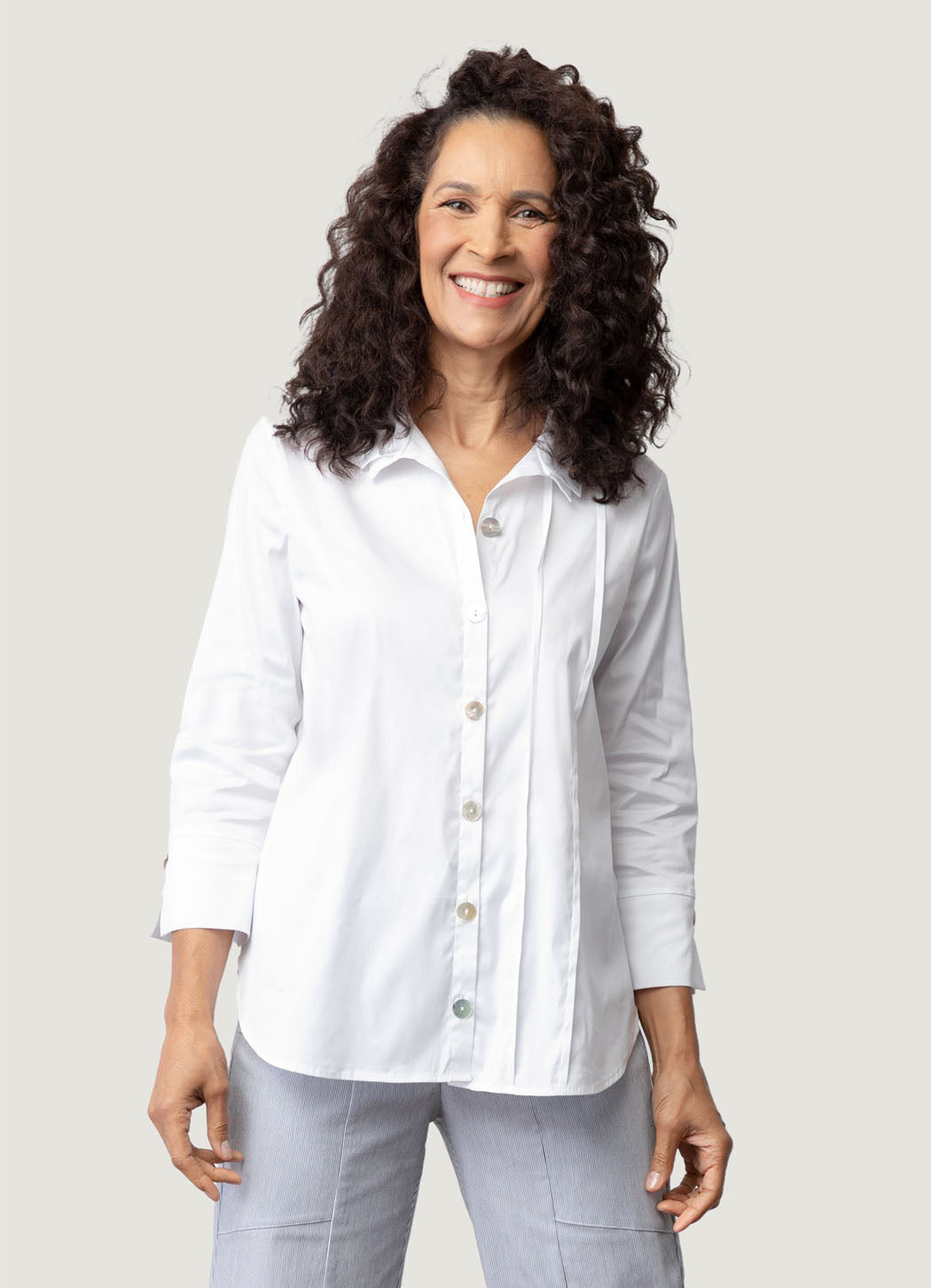 Habitat Travel Double Collar 3/4 Sleeve Shirt