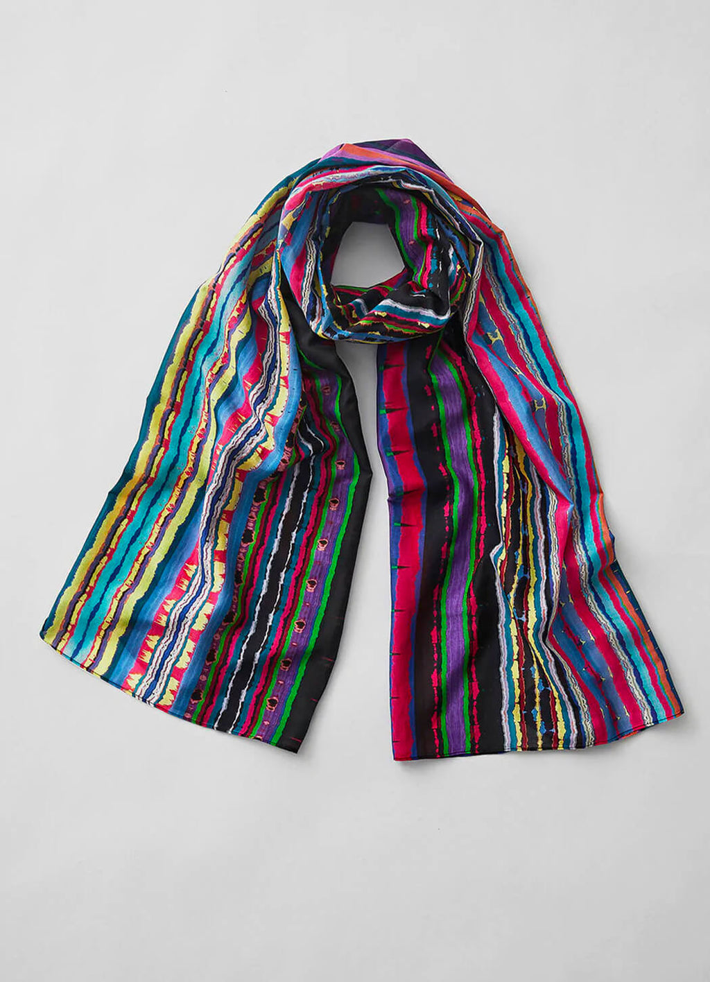 Yen Ting Cho Fairground Cotton Silk Scarf