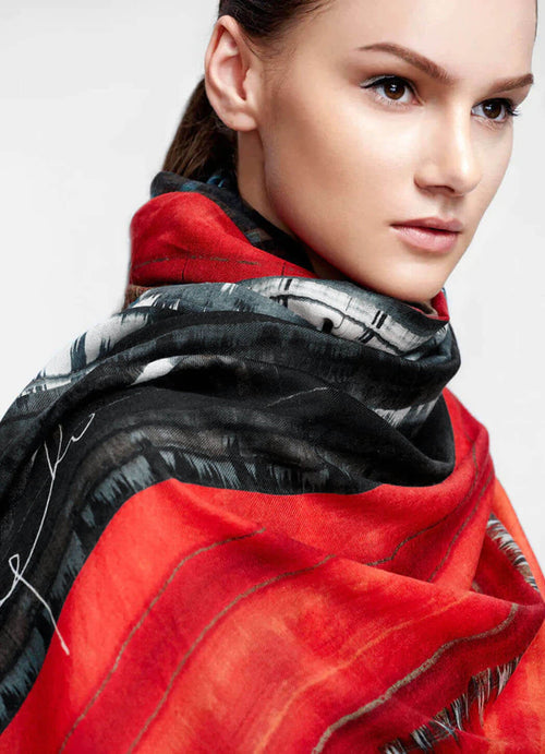 Yen Ting Cho Volcano Wool Scarf