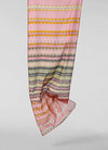 Yen Ting Cho Pink Tea Cotton Silk Scarf