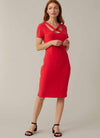 JosephRibkoff Cut-Out Neckline Dress