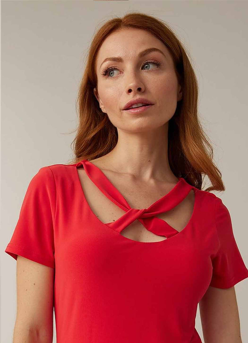 JosephRibkoff Cut-Out Neckline Dress