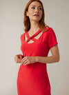 JosephRibkoff Cut-Out Neckline Dress