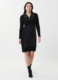 Joseph Ribkoff Half-Zip Dress