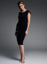Joseph Ribkoff Ruffle Detail Dress