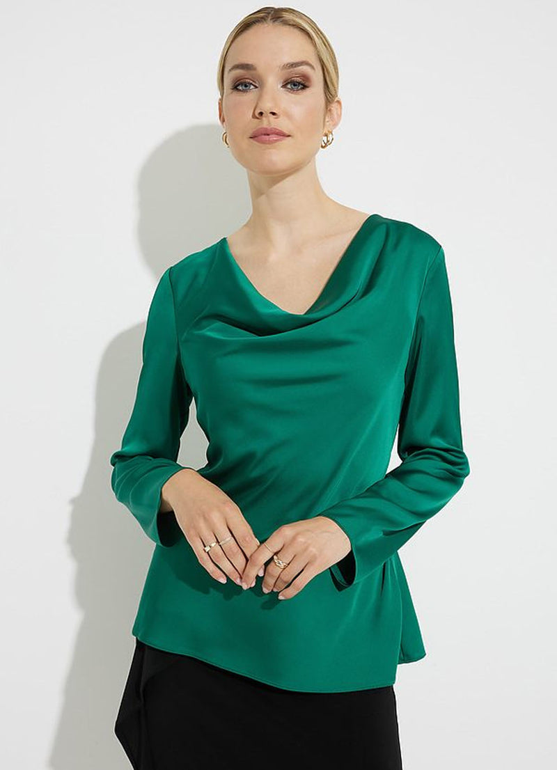 Joseph Ribkoff Draped Neck Top