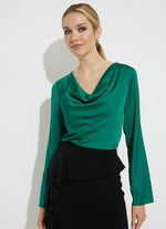 Joseph Ribkoff Draped Neck Top