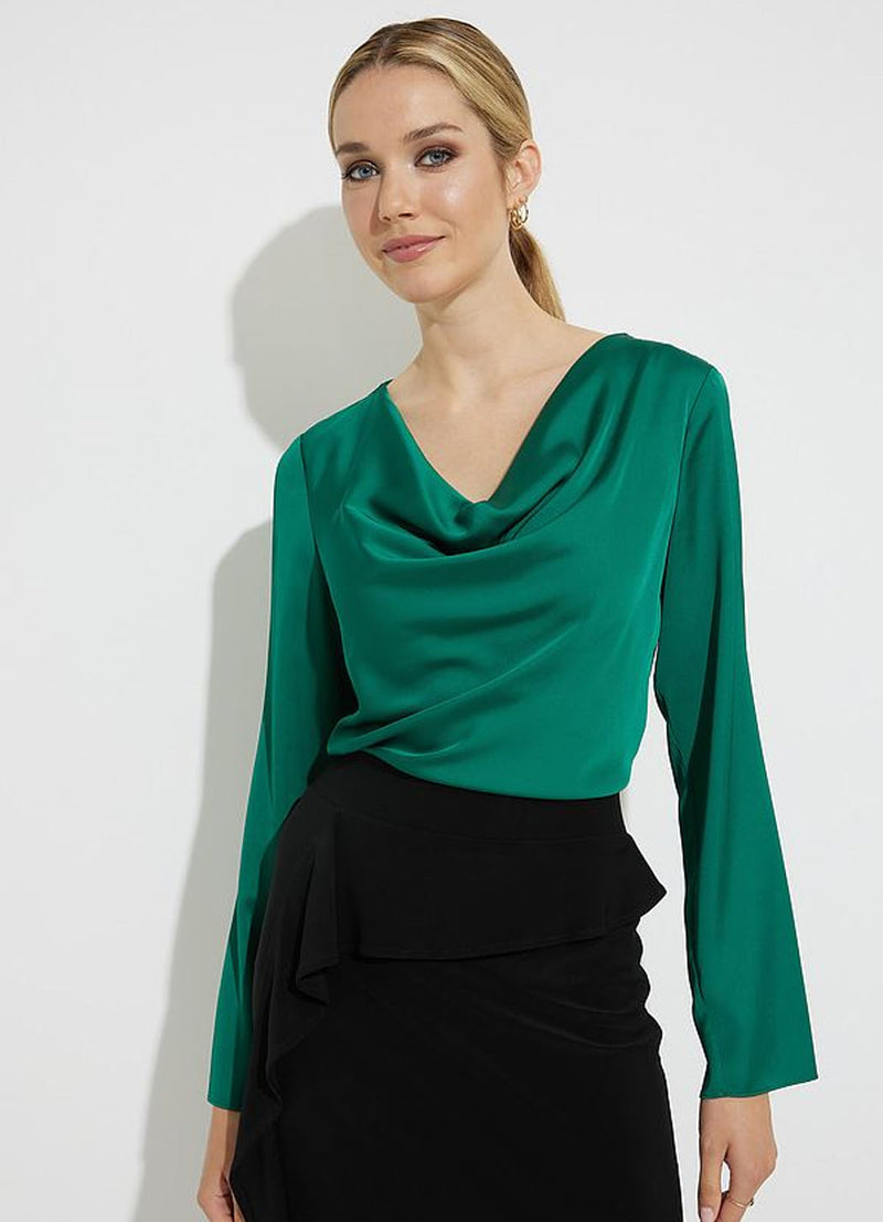 Joseph Ribkoff Draped Neck Top