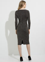 Joseph Ribkoff V Neck Dress