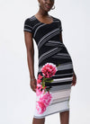 Joseph Ribkoff Floral Bandeau Dress