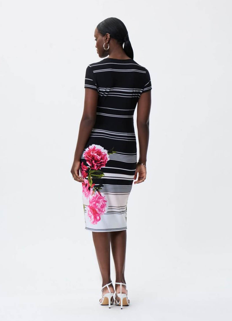 Joseph Ribkoff Floral Bandeau Dress