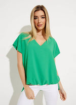 Joseph Ribkoff Banded Hem Top