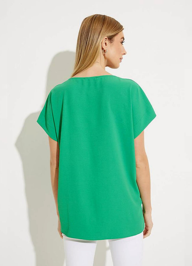 Joseph Ribkoff Banded Hem Top