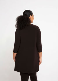 Sympli 3/4 SL Trapeze Tunic