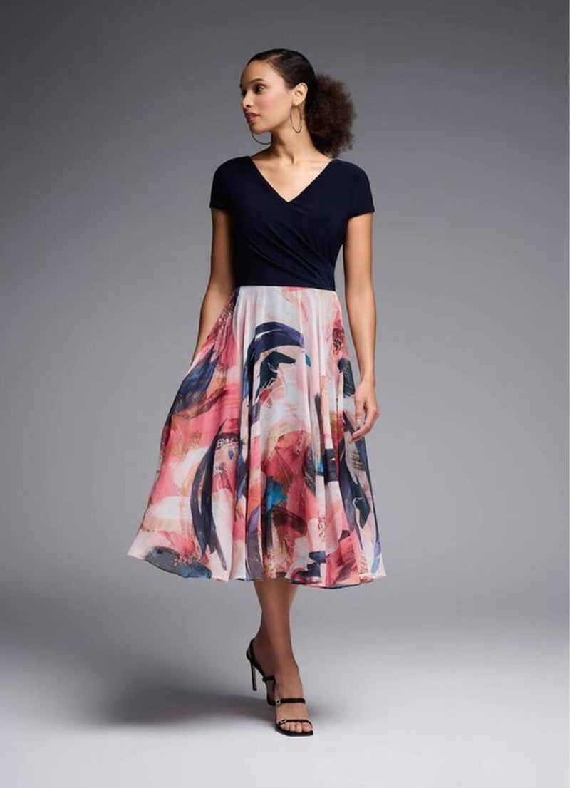 Joseph Ribkoff Abstract Print Dress