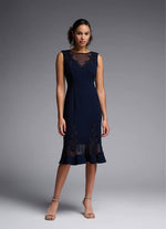 Joseph Ribkoff Mesh Detail Dress