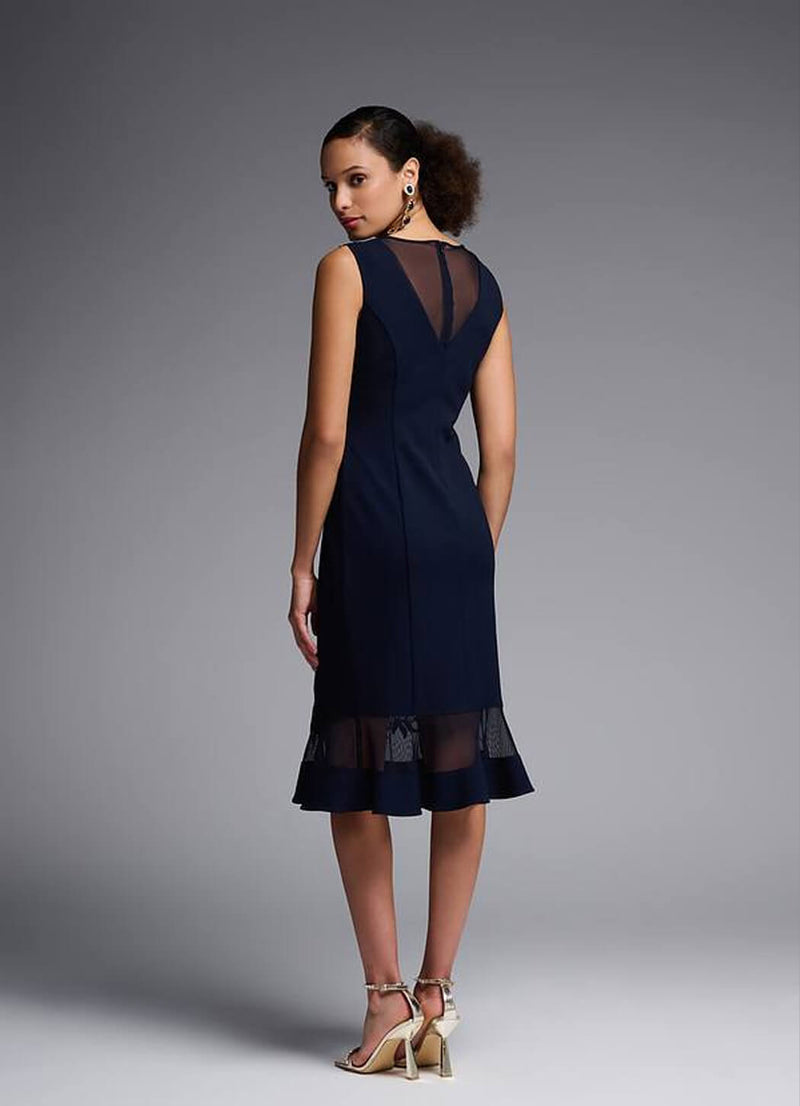 Joseph Ribkoff Mesh Detail Dress
