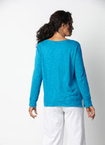 Habitat Cotton Pebble Step Hem V-Neck
