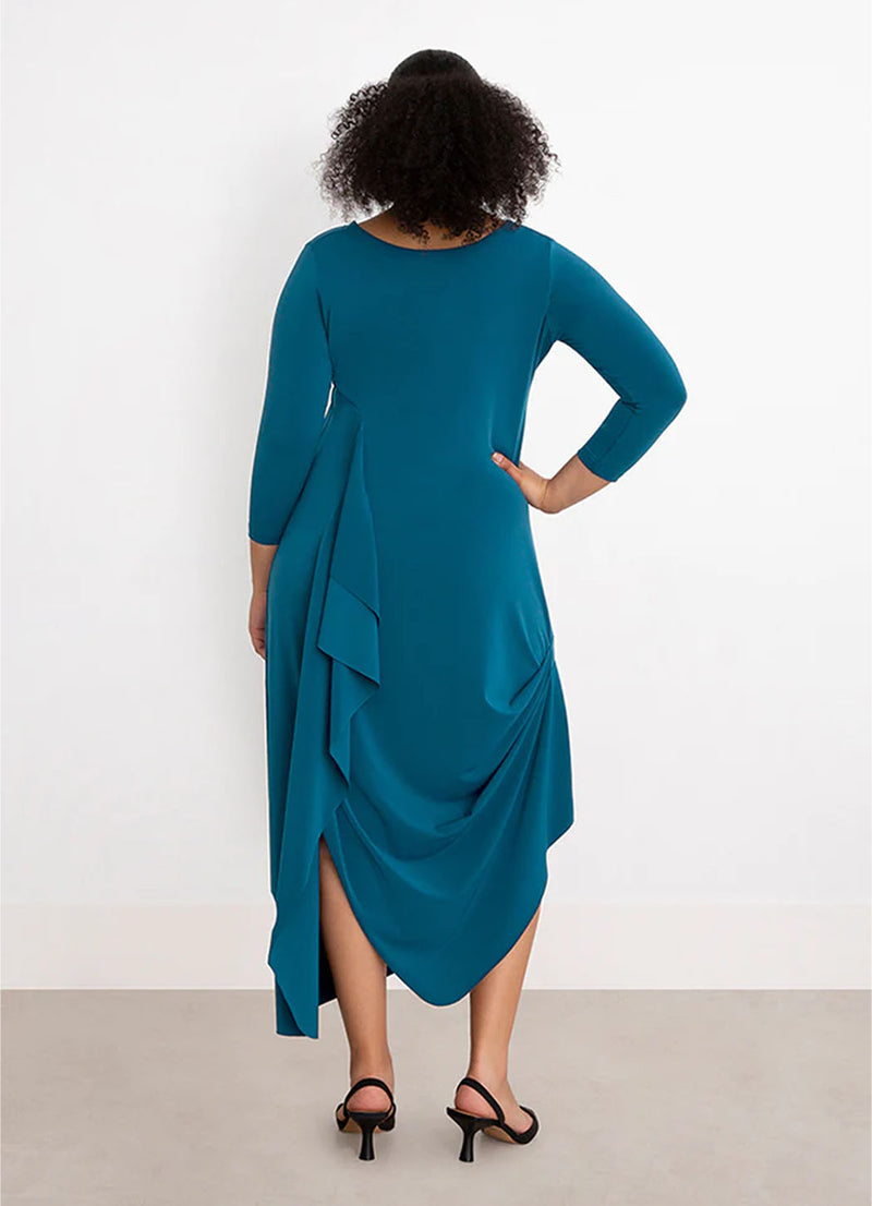 Sympli 3/4 Sleeve Drama Dress