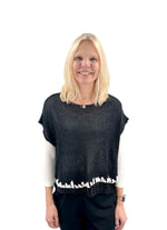 B&K Moda Short Sleeve Knit Top