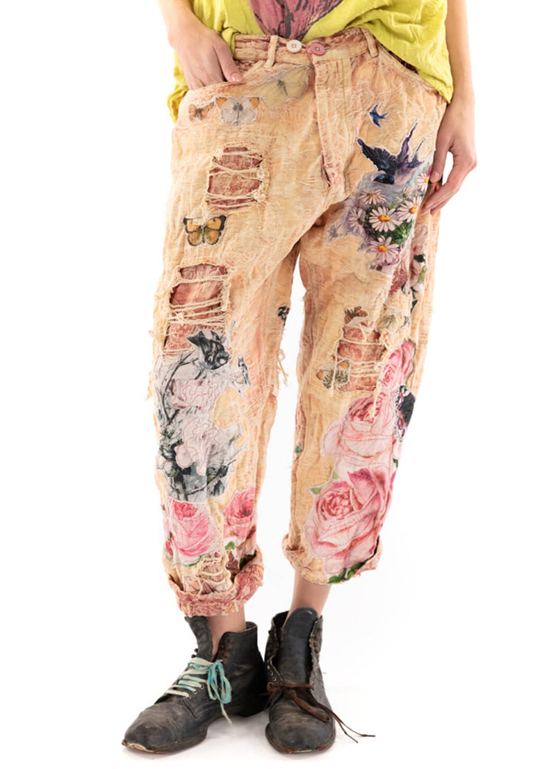 Magnolia Pearl Jacquard Applique Miner Denims