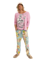 Magnolia Pearl Floral Applique Miner Denims