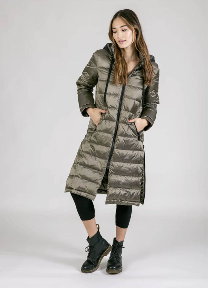 Anorak Quilted Hooded Coat