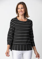 Habitat Soho Stripe Step Hem Top