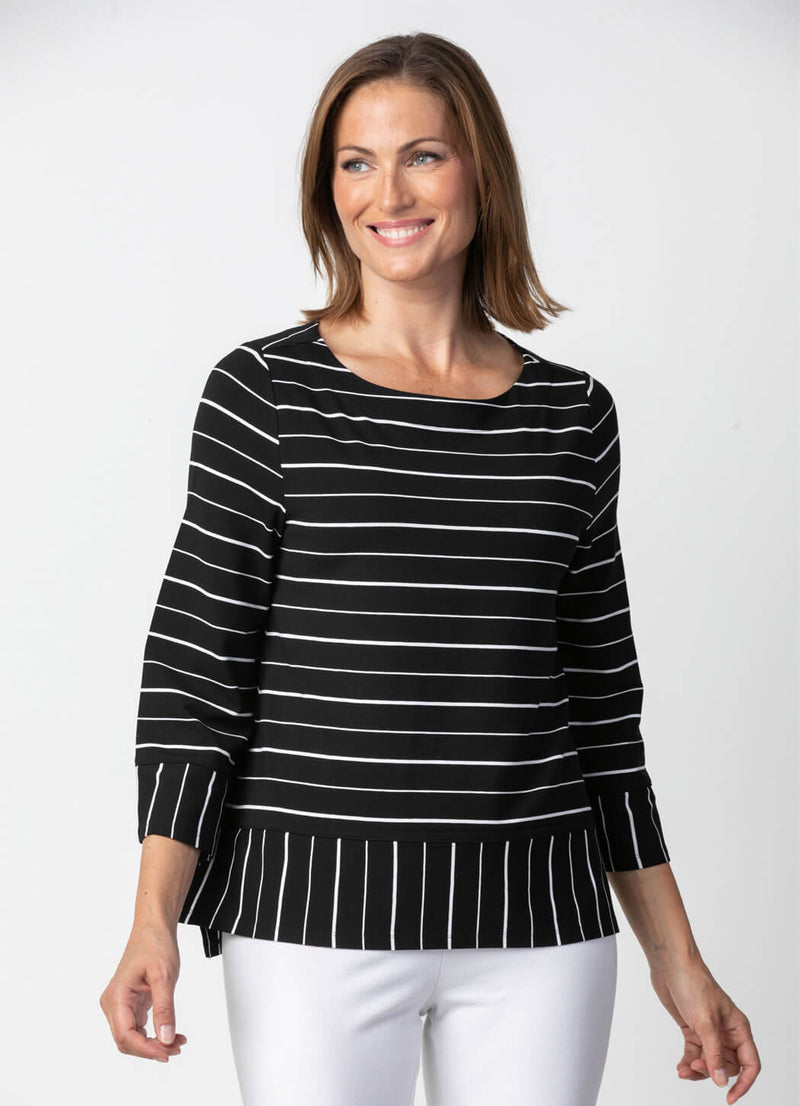Habitat Soho Stripe Step Hem Top