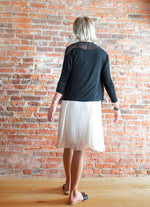 Gigi Moda Drape Silk Cardigan