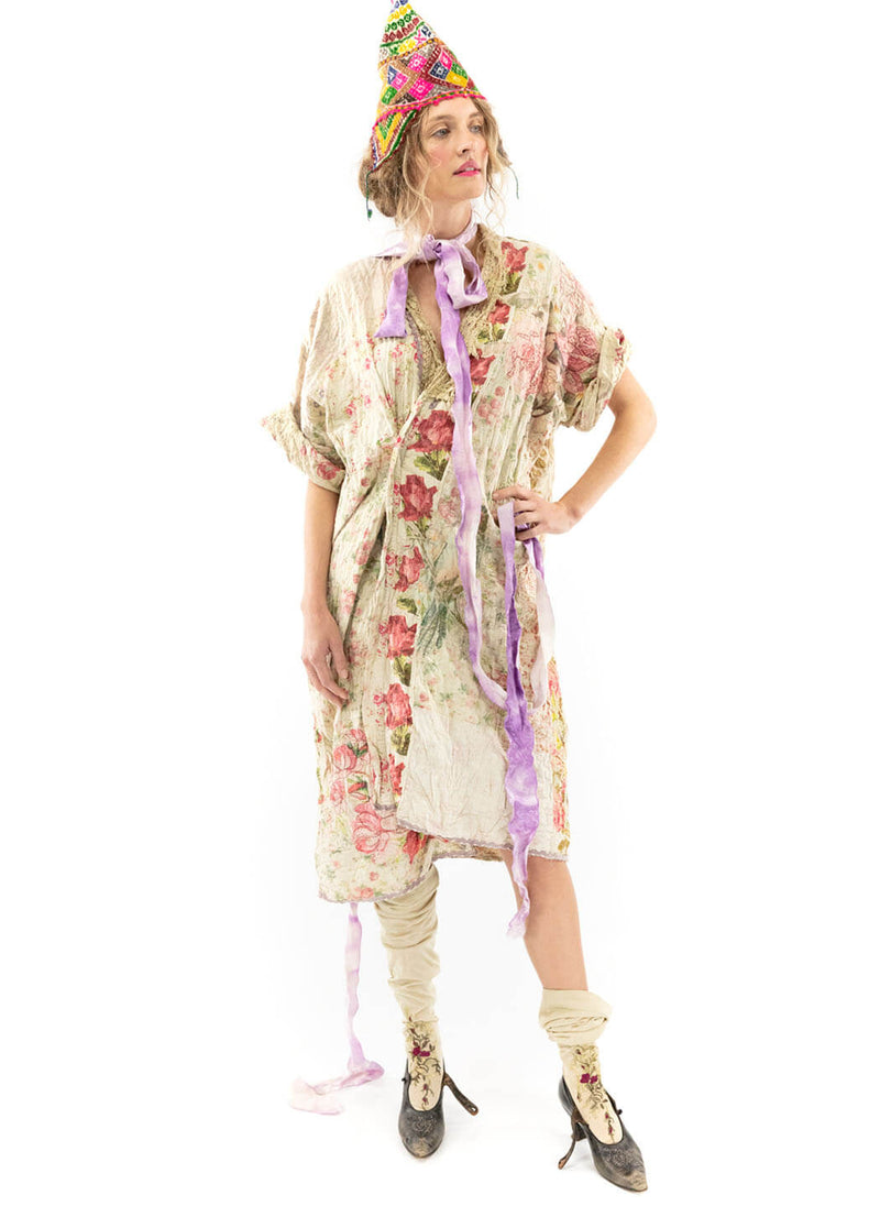 Magnolia Pearl Quilited Floral Patchwork Vijji Kimono