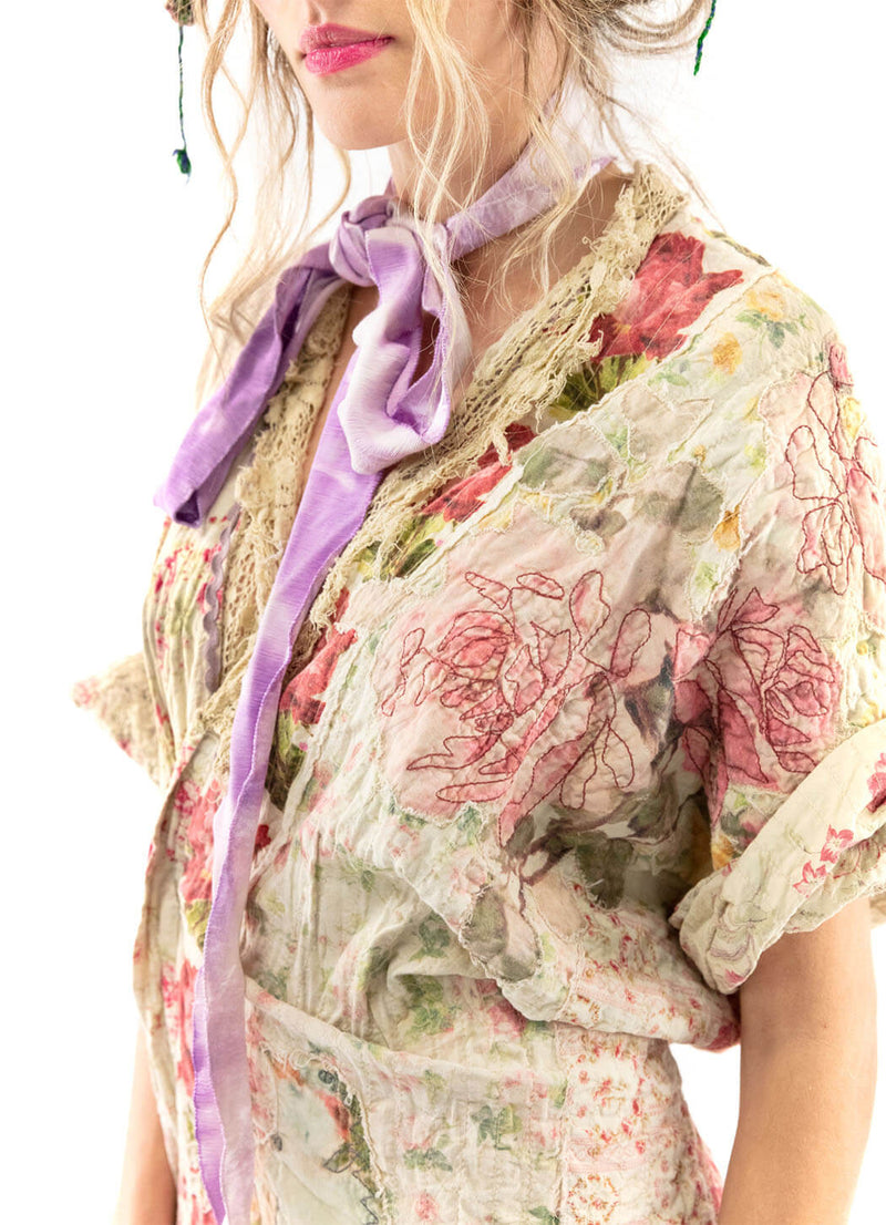 Magnolia Pearl Quilited Floral Patchwork Vijji Kimono